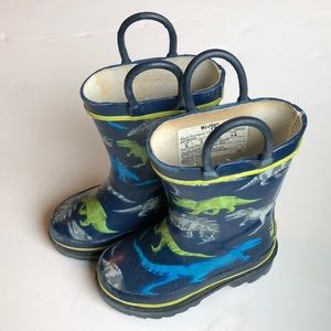 Boys Dinosaur Puddle Boots